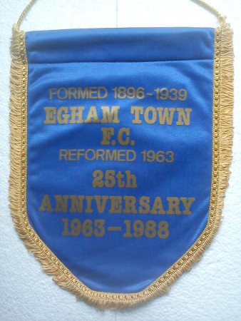 EGHAM TOWN F.C. 25 -31-